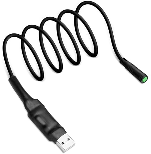 E-Mangue 100cm Ebike USB Programmierkabel für BAFANG BBS01B BBS02B BBS HD Mid Drive Motor, Elektrofahrrad Programmierkabel Motor Kit