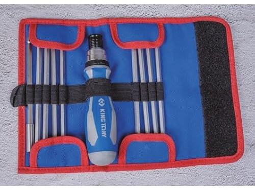 KING TONY - Trousse de tournevis à lames interchangeables 16 pièces