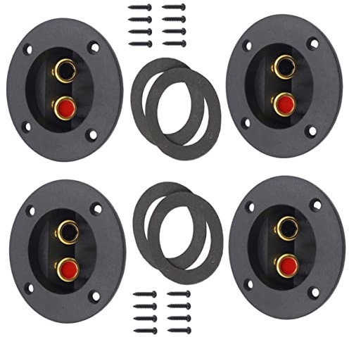 Homoyoyo 4stücke Lautsprecheranschluss Terminal Lautsprecherbox Tasse Lautsprecherbinding Post Für Selbstgebaute Lautsprecher Und Subwoofer