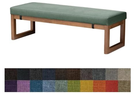 ILiemao Sitzkissen für Bank,rutschfeste Bankkissen Sitzbankkissen Bankauflage Geeignet für Fensterbank Oder Gartenbank Schaukel im Freien Bänke Polster, Sofakissen,Terrasse Möbelkissen(6R,90x30 x3cm)