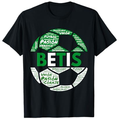 Betis Regalo Aficionado Al Fútbol Verdiblancos Camiseta