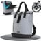 MIVELO Fahrradtasche für Gepäckträger - Fahrradrucksack Damen aus wasserabweisendem Material - Gepäckträgertasche hinten - Fahrrad Tasche & Rucksack mit klappbarem Rückenteil (Reflektierend)