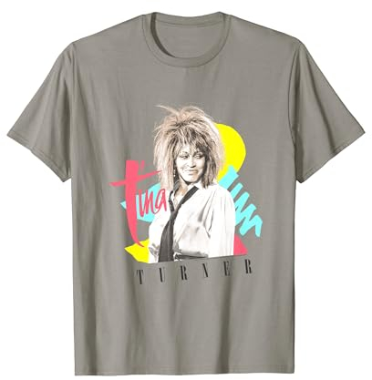 Tina Turner Retro Strokes and Shapes T-Shirt
