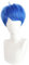 COSPLAZA Joy Bright Blue Wig Freude Kurze Layered Blue Damen Anime Cosplay Perücke
