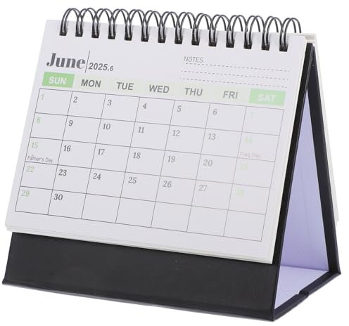 VILLCASE Jahr Schlange Schreibtisch Kalender Kreative Büro Kalender Stehen 2025 Lunar Kalender Mini Desktop Kalender