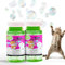 Petopedia 2 x Katzenminze Blasen für Katzen und Kätzchen - Natürliches Katzenminze-Öl - Sicheres interaktives Katzenblasenspielzeug, spannendes Spielen drinnen und draußen, Reisen, tragbar (120 ml, 2