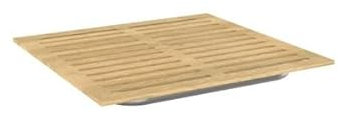 Pintinox Canaletto Brotschneidebrett aus Nussbaum, 37,8 x 39,6 cm, Zubehör für Buffet Linea Caleido