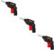 iplusmile 3pcs Portable Hand Press Bbq Fan Handheld Air Blower for Starting at Outdoor Camping Picnics Bbqs Compact Tool for Grills Comfortable Grip Black