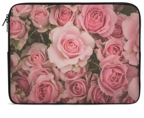 Dgsxynth Housse pour ordinateur portable 17, rose clair rose