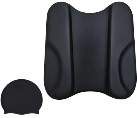 WIBELRYUSN Schwimmbrett Kinder & Erwachsene, schwimmhilfe Kick Buoy Schwimm-Trainingshocker mit schwimmhaube für Verbesserung der Wasserlage & Körperhaltung