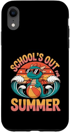 Retro Schools Out For Summer Teacher Dragon And Ball Wave Case for iPhone XR