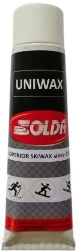 SOLDA' New UNIWAX Nudeln, 75 ml - Skiwachs Paste - Universal - für Ski und Snowboard - bei mittlerer / hoher Luftfeuchtigkeit (40-80%) und Lufttemperaturen zwischen +3°C und -11°C