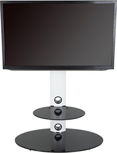 AVF Lugano Cantilever TV Stand for TVs up to 60 - White