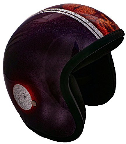 PI Wear Jet Super Flake Montana * sehr kleiner und schmaler Jethelm * auffälliges Design * keine ECE (XS)