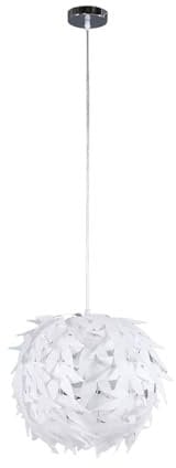 Lindby Pendelleuchte Corin (Modern) in Weiß (1 flammig, E27) - Deckenlampe Esstischlampe Hängelampe Hängeleuchte Wohnzimmerleuchte