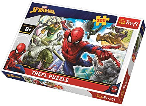 Trefl Marvel Spider-Man 200 Piece Jigsaw Puzzles Age 3+ for Kids – Spider Man & Villains Puzzle for Children – For Ages 6+