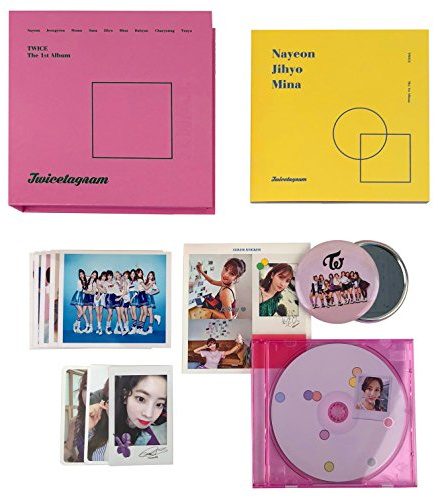 TWICE 1st Album - TWICETAGRAM [ A Ver. ] CD + Booklet + Cover Sticker + Photocards + Jewel Case + FREE GIFT / K-pop Sealed