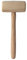 Cut360 Holzhammer | Weißbuche | Ø 60 mm | Länge: 120 mm | 300 g | Vielseitiger Holzklopfer für Holzbearbeitung und Schnitzprojekte | Klöpfel für Zimmerleute, Tischler & Schreiner