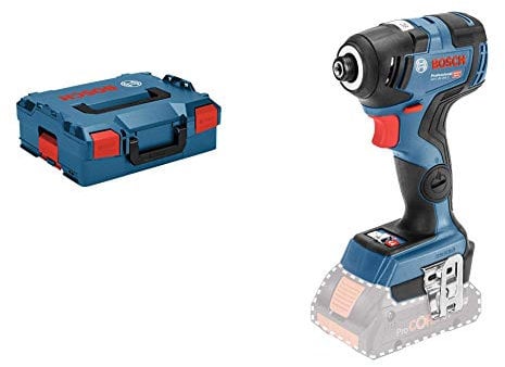 Bosch Professional 18V System Akku Drehschlagschrauber GDR 18V-200 C (max. Drehmoment: 200 Nm, Connect Ready inkl. L-BOXX, ohne Akku/ Ladegerät)