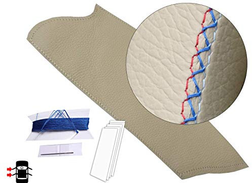 X5 E70, X6 E71 M Performance Interior Door Handle Beige Cover, M Sport Beige Pull Handle Trim, fits Left Front or Rear Inside Handle, Genuine Beige Leather