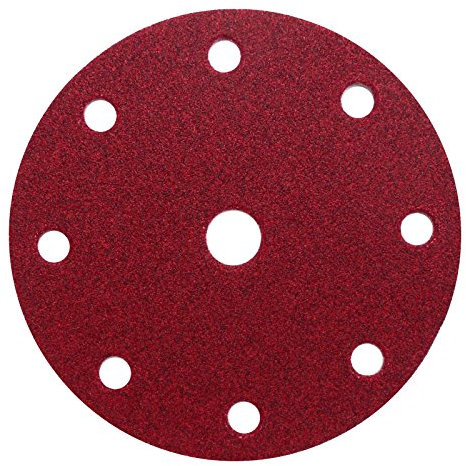 Klingspor PL 28 CK Schleifscheibe | Ø 150 mm | 9 Loch / 8+1-Festo-Lochung (GLS 1) | 50 Stück | Körnung: P80