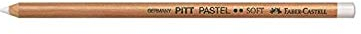 Faber-Castell Buntstifte Pitt Pastell, Weiß, 3 Stück