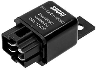 automotive relay 12V DC 30A 100R Shori Electric S11-1A-C1-12VDC