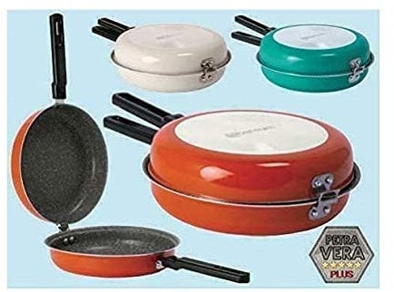 Aeternum Padella Doppia Naturally GIRAFRITTATA 24 CM - Y00SET0239 (Arancione)