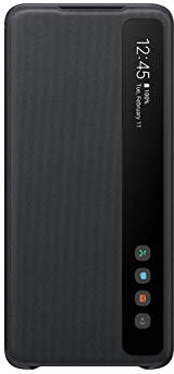 Samsung - Funda Clear View para Galaxy S20+, negro - 6.7 pulgadas