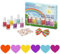 Bluesky Kids Nail Varnish Set For Girls and Boys, Peel Off Non Toxic Water Based, 6 Colours, Hair Bow & Nail Stickers for kids, Children’s Nail Varnish Set, Stocking Filler for Children Age 3+