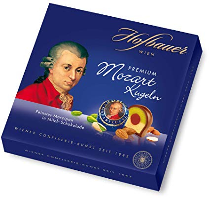 Hofbauer Wien, Mozartkugeln 200 g, Milchschokolade