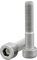 Lot de 25 vis cylindriques à six pans creux selon la norme DIN 912/ISO 4762 Filetage partiel en acier inoxydable A2 V2A Vis à tête cylindrique M8 x 65 mm