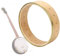 Agatige 11in Maple Banjo Rim Luthier Maker Tool Banjo Parts Musikinstrumentenzubehör