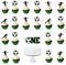 Catelves 25 Stück Fußball Cupcake Topper, Cupcake Deko Fussball, Tortendeko Fussball, Fussball Torten Deko, Sport Party Tortendeko, Party Kindergeburtstag,Hergeben Tortenaufleger Groß Einfügung Karte