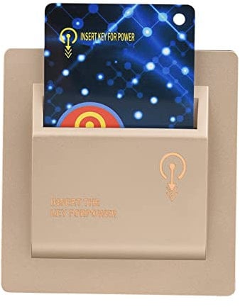 ERYUE Interruttore scheda RFID,Interruttore della carta RFID Hotel ad alta potenza 40A Spegnimento Risparmio energetico Interruttore del sensore elettronico Camera degli ospiti Inserisci la chiave mag