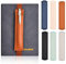 Laughhe Porte-Stylo de Journal 6 Pièces en Cuir PU - Étui à Stylo Élastique pour Cahiers, Livres et Carnets