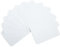 AXEN 12PCS Iron on Repair Patches, 100% Cotton Fabirc Mending Patches for Clothing, Pants, Dress, Shirts, Coats, Jeans and More, White