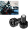 Motorrad-Lenkerenden Paar 22 Mm Universal-Aum-Motorrad-Griff-Lenkerenden Gewichtsausgleistopfen Schwarz (Schwarz) lenkerenden 18mm,sturzpads motorrad universal,motorrad lenkerenden
