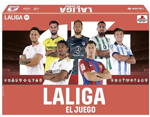 Borras - Das Spiel LALIGA 23/24 | Strategie-Brettspiel basierend auf der EA Sports. Das Brettspiel für Fußballliebhaber. Empfohlen ab 10 Jahren (19783)