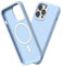 RhinoShield Case kompatibel mit [iPhone 13 Pro] | SolidSuit -MagSafe -kompatibel -Stoßdämpfende & schlanke Schutzhülle mit Premium Finish - 3.5 Meter Fallschutz - Gletscherblau