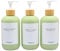 Gails Willing Shampoo and Conditioner Bottles, Refillable Shampoo Bottles with 6 Waterproof Labels, Apothecary Dispenser for Shampoo Lotion Oil Shower Soap Hand Soap and Dish Soap (Matcha Green)