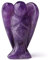 QINJIEJIE Amethyst Schutzengel Figur Edelstein Kristalle Engel Heilsteine Schutzengel Geschenke Kristall Guardian Angel Statue Reiki Wächter Engel Figur Deko