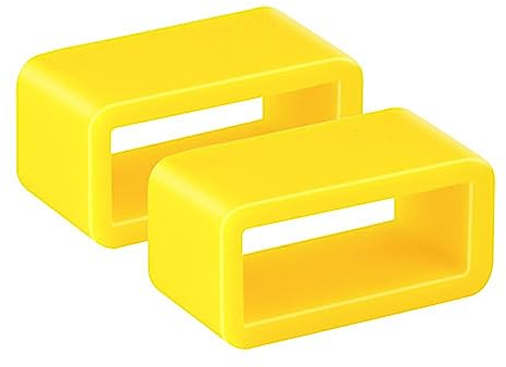 Taffstyle Lot de 2 boucles de rechange pour bracelet de montre, jaune, 18mm | Damen | Small, Classique