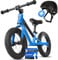 FAST N FUN Laufrad ab 2 Jahre mit Kinderhelm im Set | Ultraleicht mit Tragegriff, Magnesiumrahmen, 12 Zoll Räder, Fußstütze und Ergonomischer höhenverstellbarer Sitz | Outdoor Balance Bike