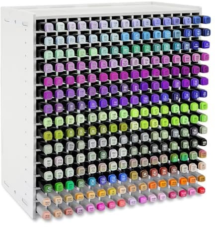 Yrangee 240 Stifte Organizer Schreibtisch, Stifthalter für Schreibtisch Aufbewahrung Bleistifte Buntstifte Marker Pen Kleine Künstler Schminktisch Aufbewahrungsbox aus Holz für Zuhause Büro Schule
