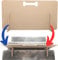 No Drill Dog Gate - Versatile Indoor & Stair Barrier (50cm H x 75cm W)