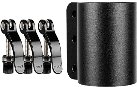 Glanhbnol Scooter elettrico, parte 10 morsetti, morsetti di bloccaggio rinforzati con gancio, chiusura a clip, in lega di alluminio