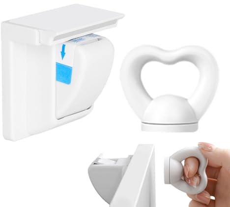 Duroecsain Serrures magnétiques invisibles pour armoires, serrures magnétiques pour armoires - Serrures pour pour armoires - Serrures de sécurité invisibles avec colle et vis, sécurité enfant pour