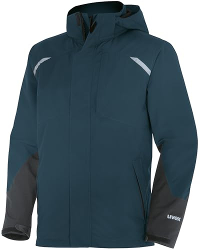 Uvex suXXeed Craft 3in1 Wetterjacke - Herren Arbeitsjacke mit Reflexdetails - wasserabweisend & atmungsaktiv