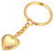 GETAJGHSD Porte-clés En Acier Inoxydable En Forme De Cœur Boîte Photo Ouverture Par Pression Pendentif Clé Personnalisé Design Créatif Compact Pour Les Voyages